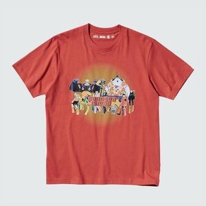 UNIQLO RED ONE PIECE - Egghead Island Arc Graphic Tee
